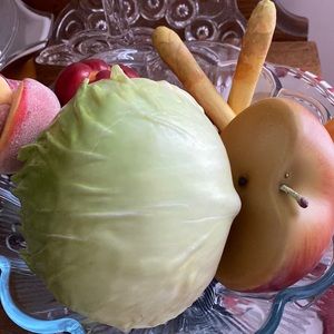 Fake fruit and vegetables